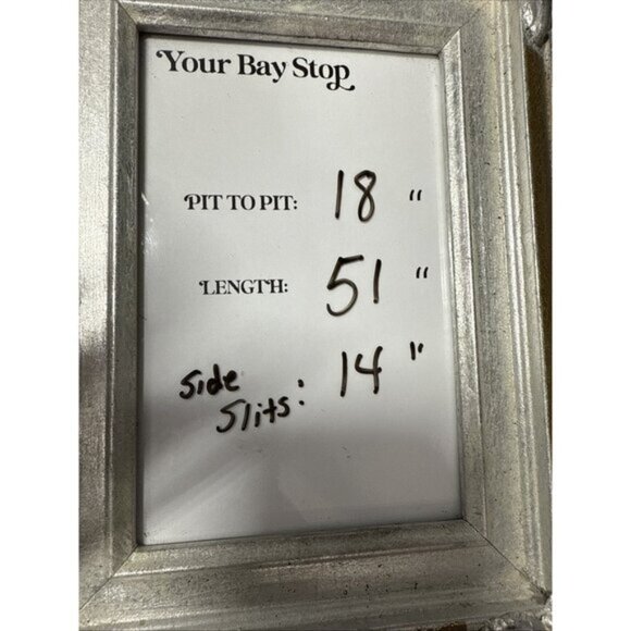 Chicos Womens Maxi Dress Small Short Sleeve Long Colorful Slinky Side Slits 14" - Picture 7 of 8